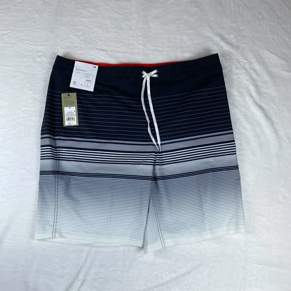 Goodfellow & Co Board Shorts Men‎ 40 Graves Striped 10